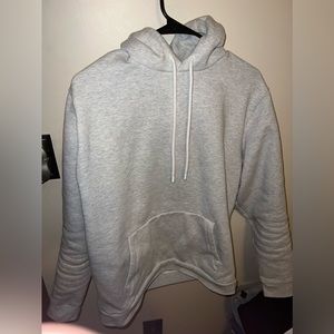 Banana Republic men NWOT sport Grey Heathered Hoodie Sweatshirt size Large